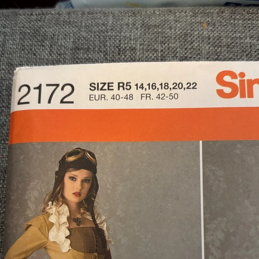 Simplicity sewing pattern